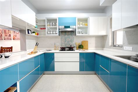 U Shaped Modern Kitchen By Homelane In 2023 Modular Kitchen Designs