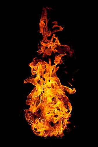 Cool username ideas for online games and services related to freefire in one place. Burning Flame Isolated On Black Stock Photo - Download ...
