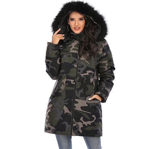 Sayfut Womens Plus Size Winter Down Thickened Puffer Jacket Coat