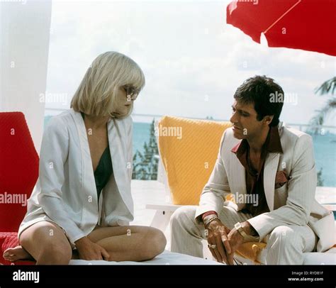 Michelle Pfeiffer Al Pacino Scarface 1983 Stock Photo Alamy