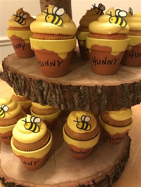 Winnie The Pooh Baby Shower Cupcakes Baby Shower Cupcakes Baby Bear
