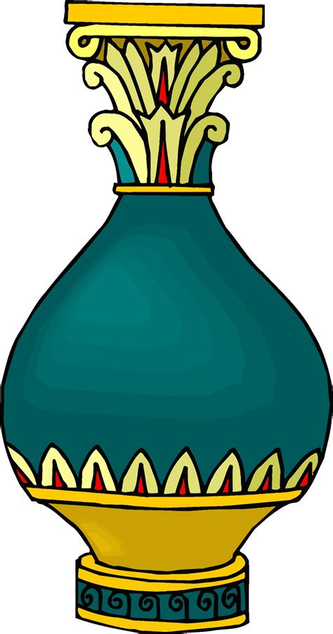 Vase 14 By Firkin Vase Clip Art Drawings