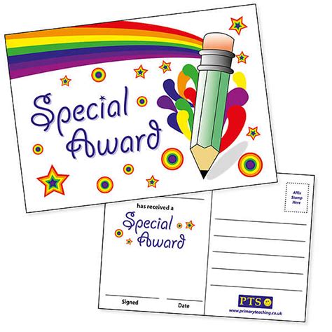 Special Award Postcards Home 20 Postcards A6 Reward