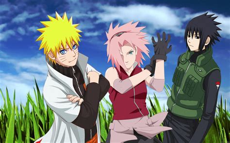 Download Sakura Haruno Sasuke Uchiha Naruto Uzumaki Anime Naruto Hd