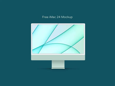 Free Colorful Apple Imac 24 Inches 2021 Mockup Psd Good Mockups