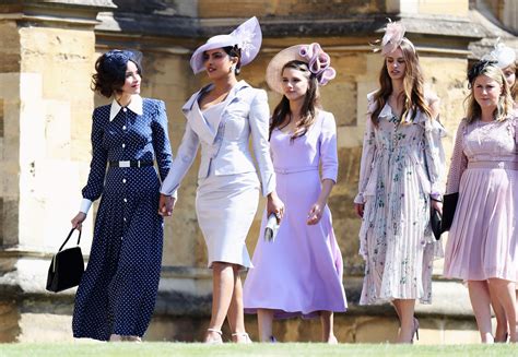 The duchess of cambridge's mom wore a stunning mint arrangement by catherine walker, the same label she wore at will and kate's wedding in 2011. All the Celebrity Guest Arrivals at the Royal Wedding | Time