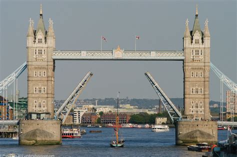 Tower Bridge Opening Taken From London Bridge London Bridge Tower