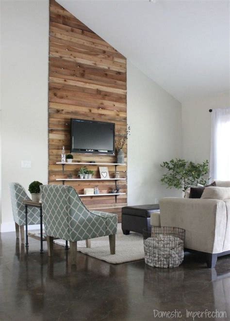 Brilliant Diy Rustic Home Decor Ideas For Living Room24 Accent Walls