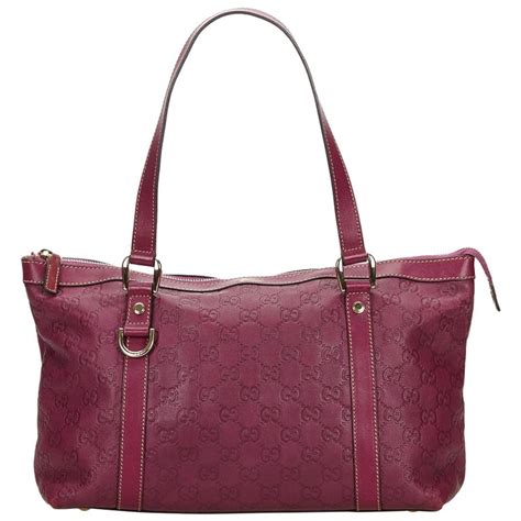 Gucci Purple Guccissima Leather Tote Bag At 1stdibs Tote Bag