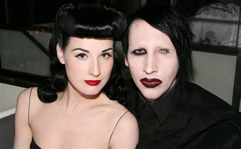 Dita Von Teese Y Marilyn Manson Así Fue Su Relación Chic Magazine