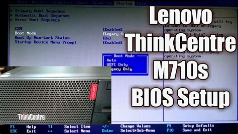 Lenovo Thinkcenter M710s Pc Bios Setup Ll Lenovo Bios Setup Easy Way