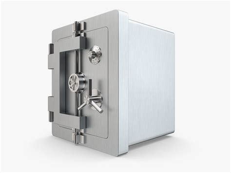 Bank Collection Steel Bank Safe 3d Model Cgtrader