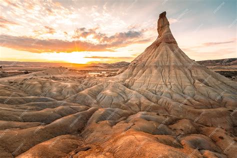 Premium Photo Castildetierra Famous Geological Formation While Sunset