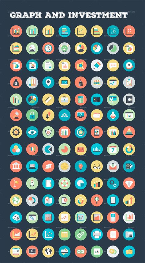 4059 Flat Rounded Vector Icons By Vectorsmarket Graphicriver