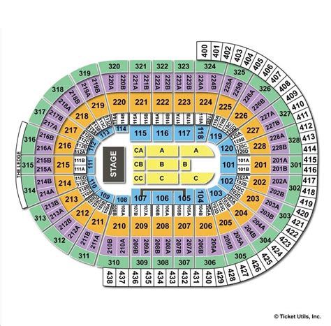 Canadian Tire Centre Concert Seating Chart Elcho Table