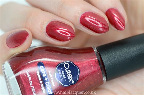 cutex fiery temper review and swatches by nail lacquer uk blog