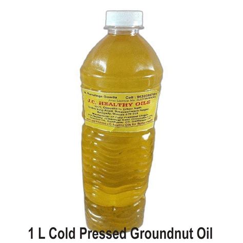 Lowers Cholesterol 1 L Cold Pressed Groundnut Oil For Cooking At Rs 380bottle In Mysuru