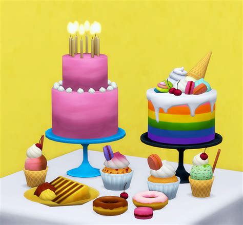 Best Birthday Cake Cc For The Sims 4 All Free All Sims Cc