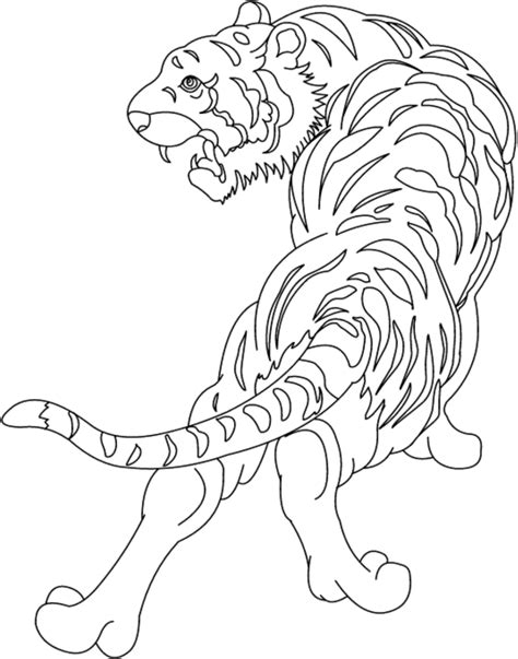 Dibujo De Tigre En Tanque Guerra Para Pintar Y Colorear Colorear Sketch