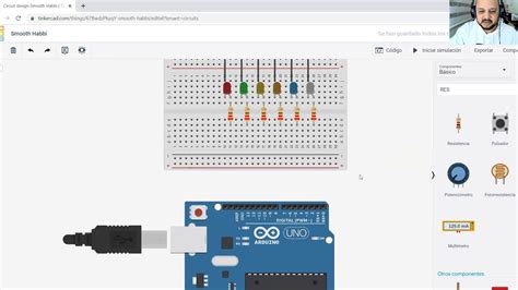 Arduino 6 Leds En Semaforo Usando Tinkercad Youtube