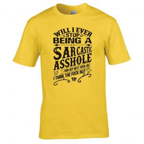 Funny Sarcastic Asshole T Shirt Ebay