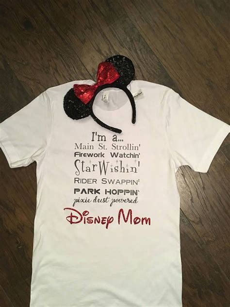 Im A Disney Mom Tee Disney Shirt Disney Mom Mom Tees Disney Mom