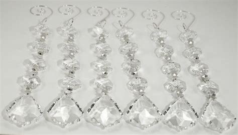 6 Pc Hanging Crystal Garland Strands With By Weddingbridaldecor