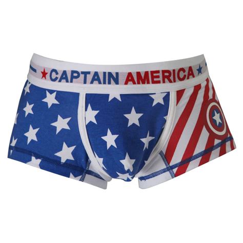 Details About 2mens Superhero Boxer Shorts S Xl Captain America