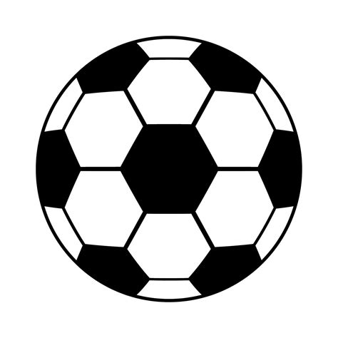 desenho animado esporte bola de futebol em preto e branco 2703018 Vetor gambar png