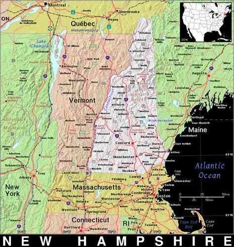 Southern Nh Map Of Towns World Map