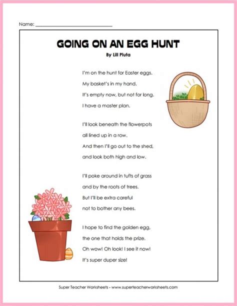 Check Out This Clever Easter Poem Going On An Egg Hunt From The