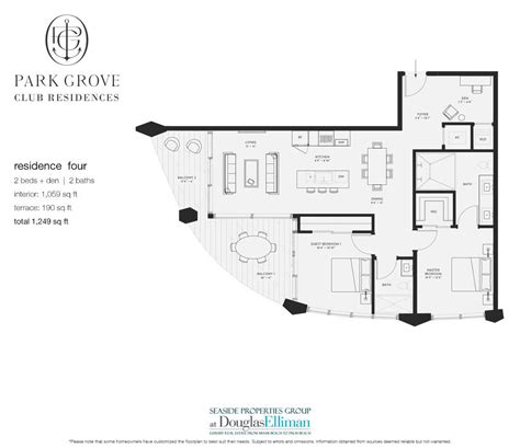 Club Residences At Park Grove Floor Plans Luxury Waterfront Condos In