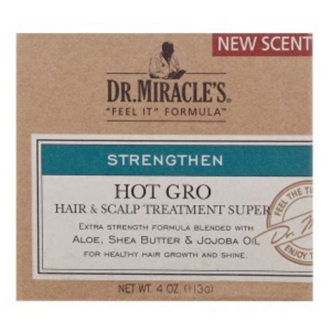 Dr Miracles Feel It Formula Hot Gro Hair And Scalp Treatment