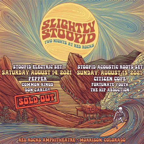 Two Nights At Red Rocks 2021 — Slightly Stoopid