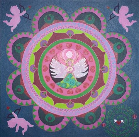 Mandala Angel For Fay Mandala Pinterest