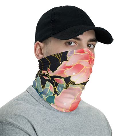 Neck Gaiter Buff Face Mask Asian Garden Project Your Style Etsy