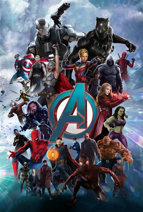 Marvel Cinematic Universe Avengers 40 X 24 Poster By Trends