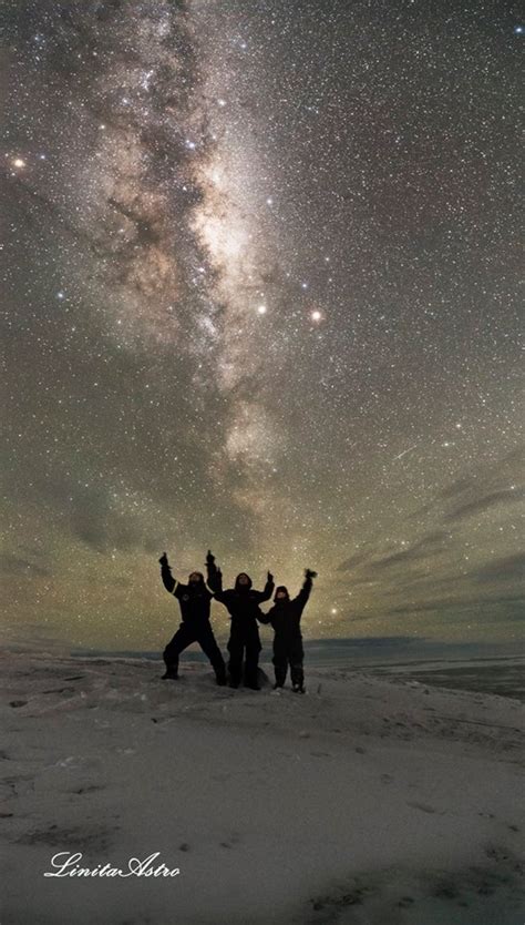Antarctic Milky Way Selfie