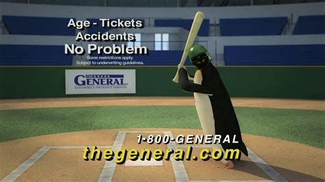 Insurance Company: The General Auto Insurance Commercial