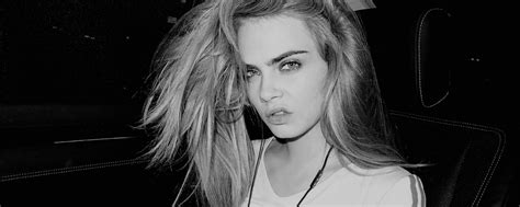 1200x480 Cara Delevingne White And Black Modeling 1200x480 Resolution