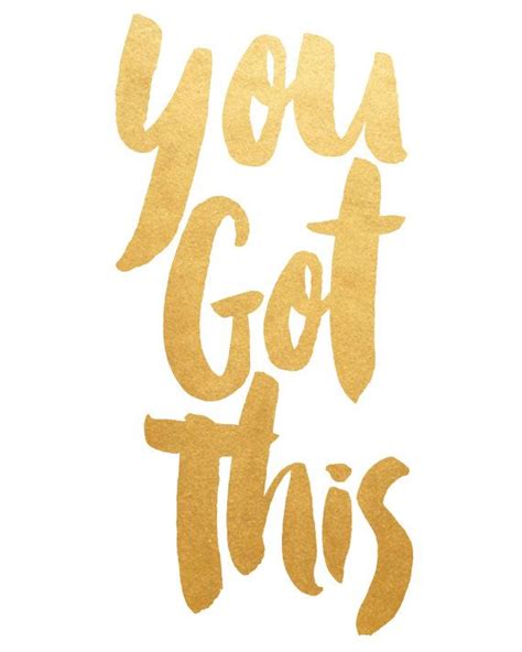 Printable Art You Got This Typography Quote Inspirational Print