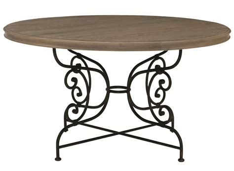 4.3 out of 5 stars 7. Bernhardt Auberge Round Dining Table with Decorative Solid ...