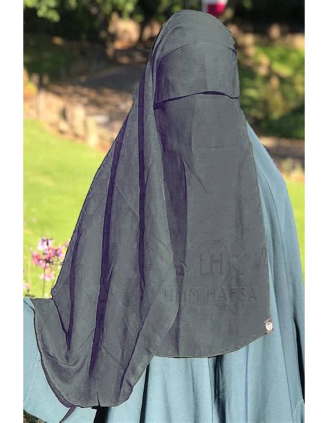 Niqab Umm Hafsa Two Sails Flap Grey Niqabs See Without Being Seen