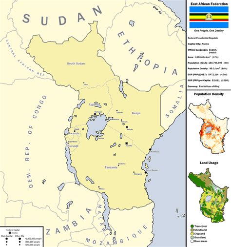 East African Federation Imaginarymaps