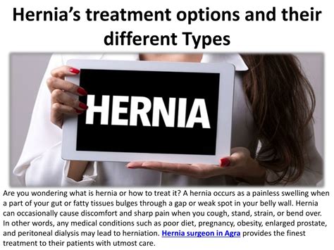 Ppt Treatment Options For Various Types Of Hernias Powerpoint