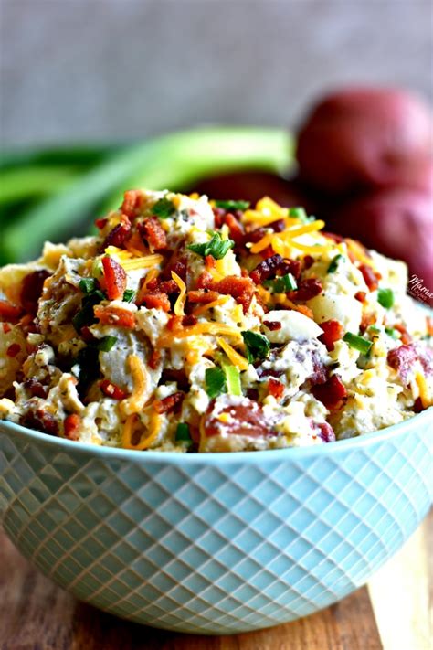 Breakfast gluten free mains recipes savory. Loaded Bacon Ranch Potato Salad {Gluten-Free, Dairy-Free ...