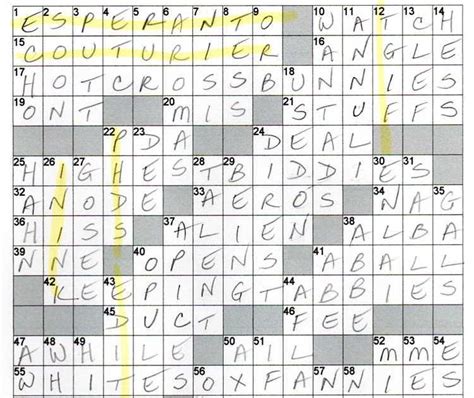 Madness...Crossword and Otherwise: Tuesday, July 24 - Bruce Adams