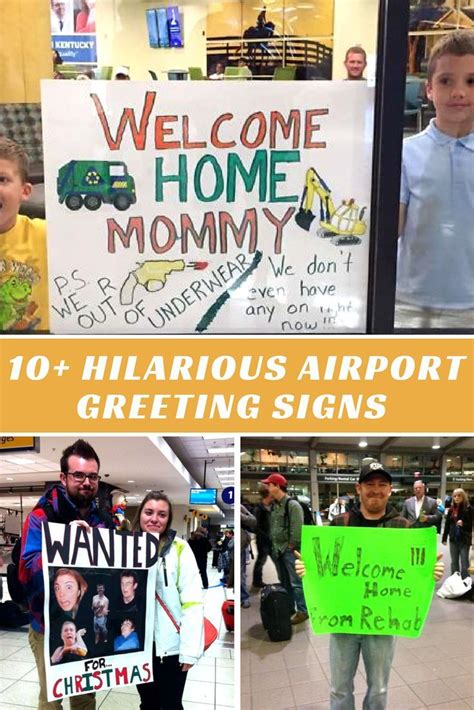 10 Hilarious Airport Greeting Signs That Are As Embarrassing As They Are Funny Funny Airport
