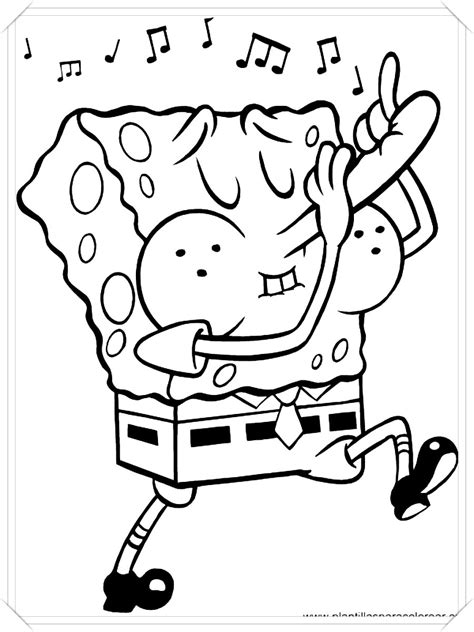 fichas colorear bob esponja imprimir - 🥇 Dibujo imágenes