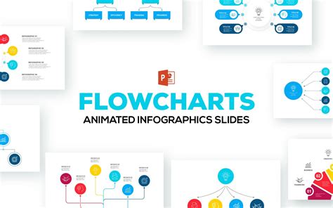 Flowcharts Animated Infographics Powerpoint Template